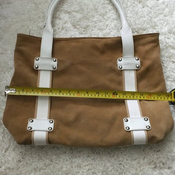 Innue Two Tone Italian Leather and Suede Bag - Picture 14 of 16